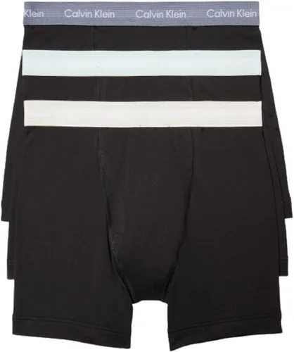 Calvin Klein Calzoncillos tipo bóxer elásticos de algodón para hombre (3 unidades)