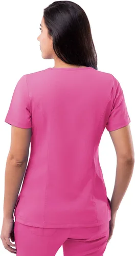 Miniatura 2 de Adar Pro - Camisa quirúrgica para mujer, con cuello en V elevado