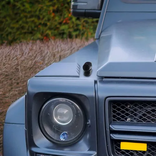 Miniatura 7 de 8sanlione Silbato de advertencia de ciervos para automóvil con cintas adicionales, paquete de 4 dispositivos repelentes de silbatos de ciervos