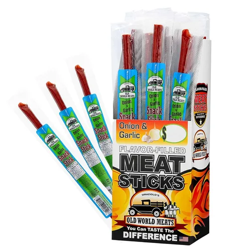 Miniatura 6 de Old World Meats - Palitos de carne, 110 calorías, Keto, bajos en carbohidratos, 0.04 oz de azúcar, combustibles, paquete de 20 barras de 1 onza