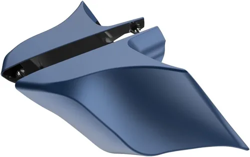 Miniatura 50 de Advanblack Barracuda - Cubiertas laterales estiradas plateadas (brillantes), paneles extendidos para Harley Touring Street Glide Road Glide Electra