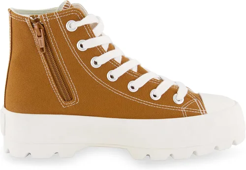 Miniatura 4 de CUSHIONAIRE Women's Vespa high top Canvas Sneaker +Memory Foam and Side Zipper