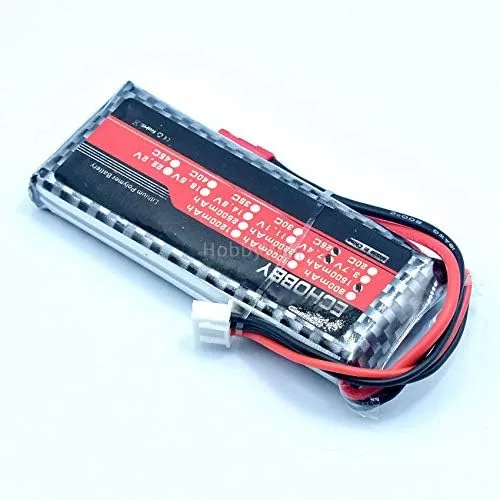 Miniatura 3 de 7.4V 2S 1500mAh 25C LiPO batería JST enchufe para RC modelo avión FPV Drone