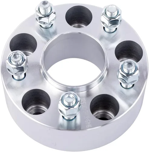 Miniatura 7 de 4 espaciadores de rueda centrados 5x115 de 2 pulgadas con pernos de 0.551 x 0.059 in de diámetro del cubo de 2.815 in compatibles con Dodge 5 Lug