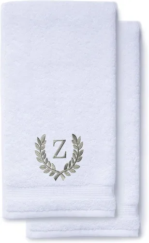 Miniatura 127 de Toallas de mano decorativas y con monograma para baño, cocina, maquillaje Regalo personalizado para boda-nupcial Toalla turca de lujo