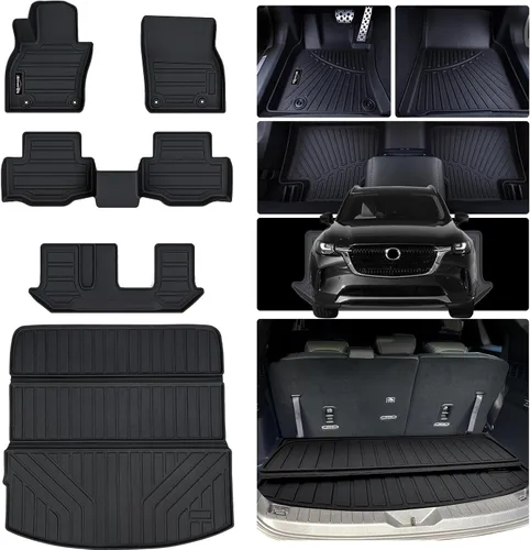 Miniatura 24 de Alfombrillas para Ford F-150 F150 SuperCrew/Crew Cab 2010-2014, forro de piso de ajuste personalizado todo clima de alta resistencia para accesorios