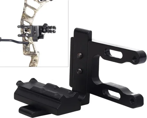 Soporte de alcance de vista de arco de tiro con arco para punto rojo láser alcance compuesto arco y arco recurvo caza tiro