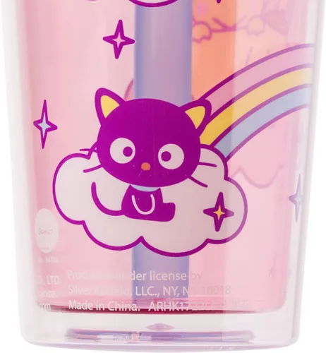 Miniatura 9 de Silver Buffalo Sanrio Hello Kitty and Friends - Vaso de plástico Boba con tapa y popote con Hello Kitty, Cinnamorroll, Kuromi, My Melody, Badtz