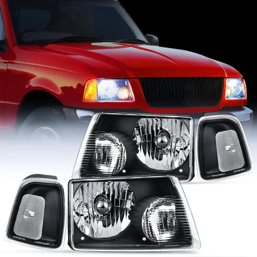 Miniatura 11 de Nilight Conjunto de Faros Delanteros Compatible con Ford Ranger 2001 2002 2003 2004 2005 2006 2007 2008 2009 2010 2011 Faro de Repuesto Carcasa