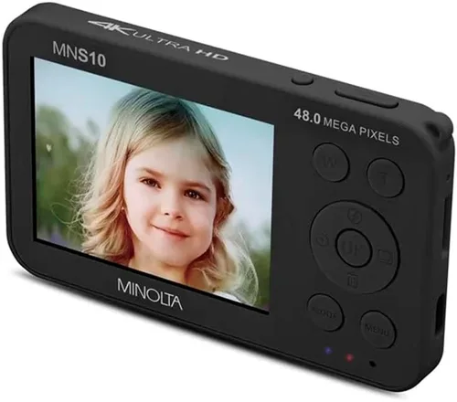 Miniatura 4 de Minolta Cámara digital de 48MP - Video HD Ultra Slim 4K, pantalla LCD IPS de 2.9”, lente de enfoque automático con estabilización digital de imagen