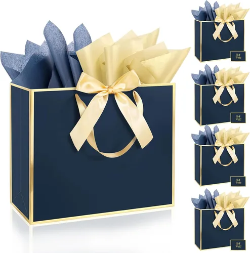 Miniatura 30 de Ethhqu Bolsas de regalo grandes con asas