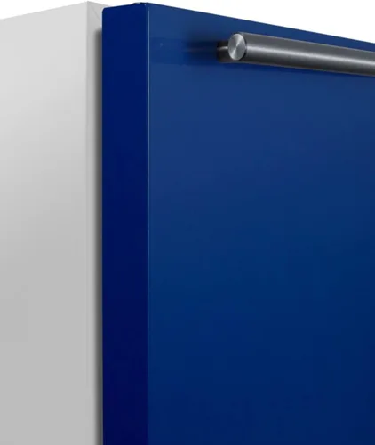 Miniatura 2 de Summit Appliance BRF611WHB Refrigerador-congelador de 24 pulgadas de ancho, puerta azul cobalto, refrigeración por evaporador doble, descongelación