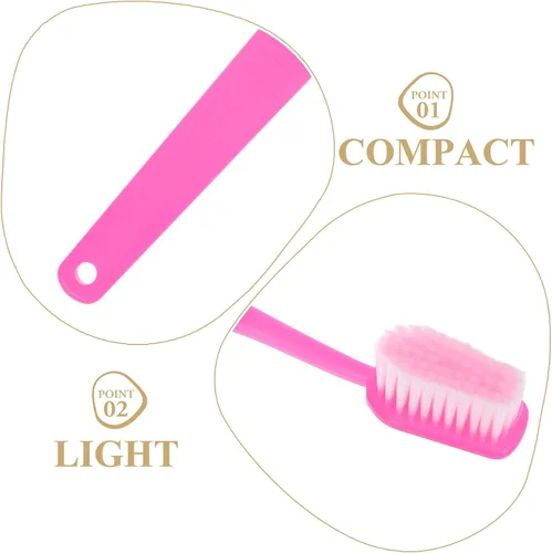 Miniatura 8 de SHINEOFI 1 cepillo de dientes gigante, accesorio de fotos para decoración de fiestas y eventos divertidos, 15.55 pulgadas, rosa