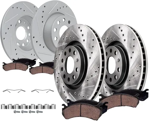 Miniatura 16 de Detroit Axle - Kit de frenos TRASEROS para Dodge Ram 1500 1994-1999 Tambores de freno Zapatas de frenos semimetálicas 1995 1996 1997 1998 Repuesto