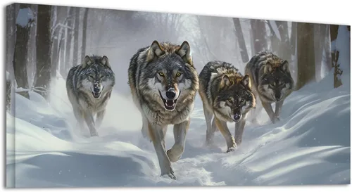 Miniatura 10 de YONICA Lienzo de pared de animales de la naturaleza, pintura de pared de águila, impresión artística de águila calva voladora impresa en lienzo