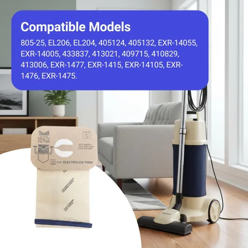 Miniatura 4 de VacBagsUSA - Paquete de 10 bolsas de repuesto para bolsas de vacío Electrolux Style?C de 4 capas, se adapta a modelos de recipiente clásicos, Lux