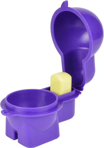 Miniatura 2 de Hutzler Recipiente para llevar huevo con salero, morado, huevo para llevar, morado
