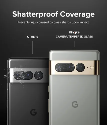 Miniatura 8 de Ringke Protector de lente de cámara (3 unidades, protección multicapa) compatible con Google Pixel 7 Pro, cubierta de vidrio templado para cámara