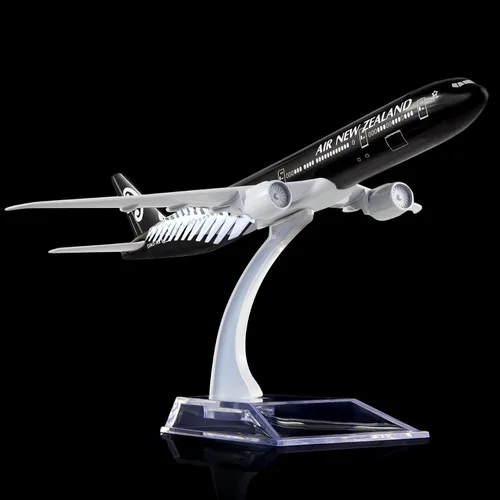Miniatura 6 de 24-Hours 1/400 Nueva Zelanda black777 modelo de avión para exhibición