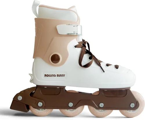 Miniatura 9 de Patines en línea para mujeres y niñas, cuchillas de rodillo de tamaño ajustable para mujeres adultas, carcasa dura ABEC-7, suaves y cómodos Azul