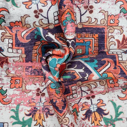 Miniatura 131 de GLN Rugs Traditional Collection - Alfombra de felpilla lavable a máquina, tradicional lavable, antideslizante, alfombra de felpilla de pelo corto