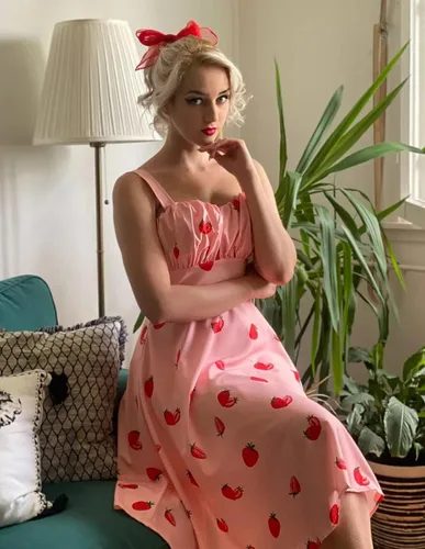 Miniatura 7 de Belle Poque - Vestido vintage sin mangas, para mujer, diseño floral, fruncido, lindo, acampanado, con vuelo, largo por debajo de la rodilla