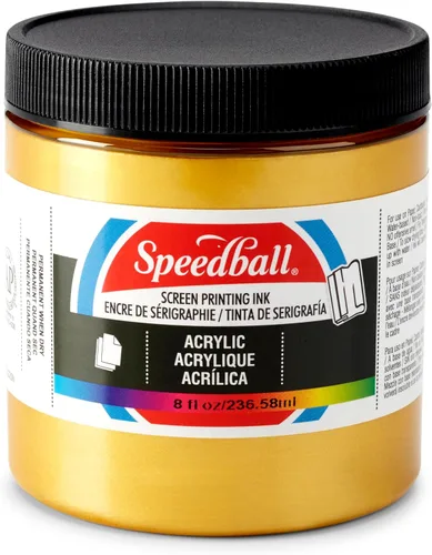 Miniatura 25 de Speedball, 4630, Tinta acrílica para impresión de pantalla, 8 fl oz. 237 ml, Violeta