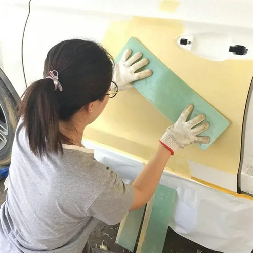 Miniatura 8 de Esparcidores de masilla para automóvil, raspador de carrocería, aplicador, reparación de pintura, masilla, resina de fibra de vidrio, accesorios