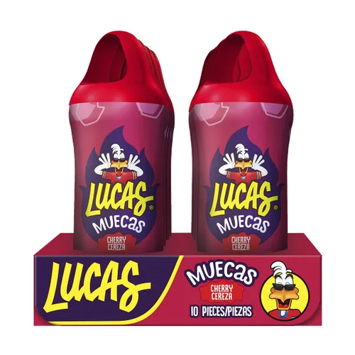 Miniatura 9 de Lucas Muecas - Paleta sabor cereza con chile en polvo, 8.8 onzas, cereza y chile para cestas de Pascua