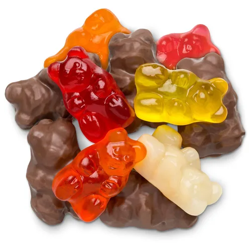 Miniatura 2 de Osos de goma cubiertos de chocolate con leche: 2.25 LBS
