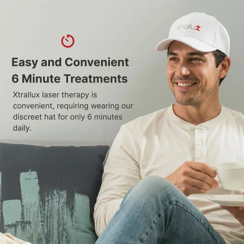Miniatura 5 de Alpha Hair Growth Laser Cap (136 láseres) Dispositivo de crecimiento láser aprobado por la FDA para hombres y mujeres, tecnología láser SMT, salida