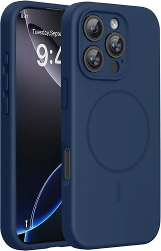 Miniatura 117 de Miracase Funda diseñada para iPhone 13, con protector de pantalla de vidrio templado, forro de microfibra suave antiarañazos, funda de goma