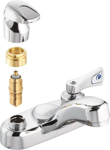 Miniatura 2 de Moen Lavabo de medición de reemplazo de cartucho de grifo de fregadero comercial para baño, material de latón, 52100