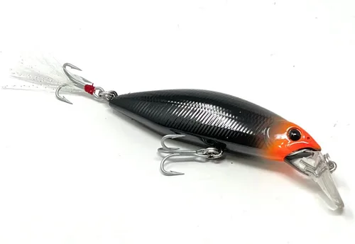 Miniatura 2 de VENSE La Bala Minnow Señuelo de pesca 2.756 in Super hundimiento agua dulce/agua salada dos anzuelos agudos 3X VMC Mod. 6504