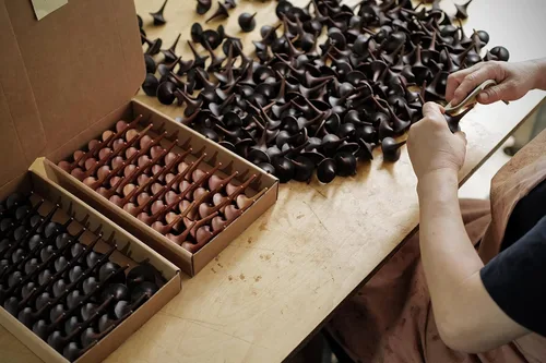 Miniatura 6 de Top giratorio de precisión con base, giratorio superior de rendimiento premium para escritorio, tapas giratorias de madera para oficina, parte