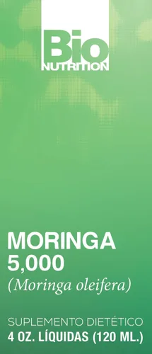 Miniatura 2 de Bio Nutrition Moringa Liquid 4 onzas líquidas Moringa 5000 Super Food Suplemento herbario líquido