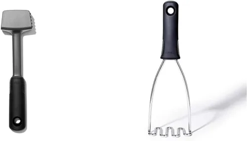 OXO Paquete de ablandador de carne y triturador de papas Good Grips