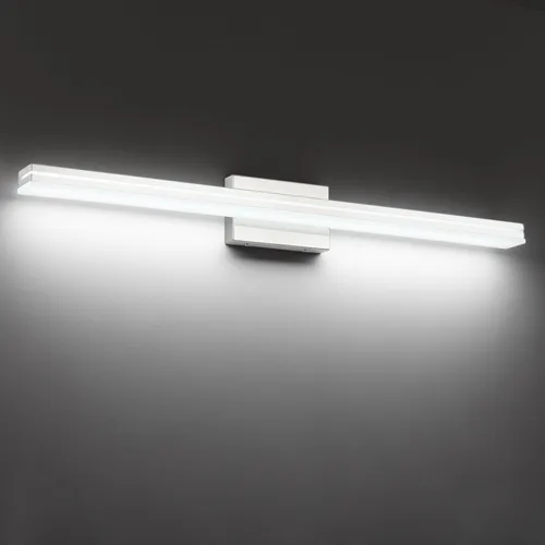 Miniatura 9 de SineRise Barra de Luz LED Moderna para Tocador de Baño de 16 Pulgadas, Accesorios de Iluminación de Pared de Baño Modernos de Acrílico Cromado Sobre