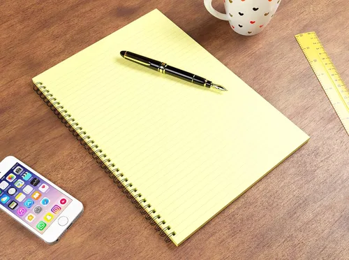 Miniatura 4 de Silvine Luxpad - Cuaderno de papel (A4, 120 páginas), color amarillo