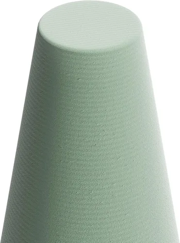 Miniatura 4 de FloraCraft Cono Floral Desert DryFōM de 3.8 pulgadas x 8.8 pulgadas, verde