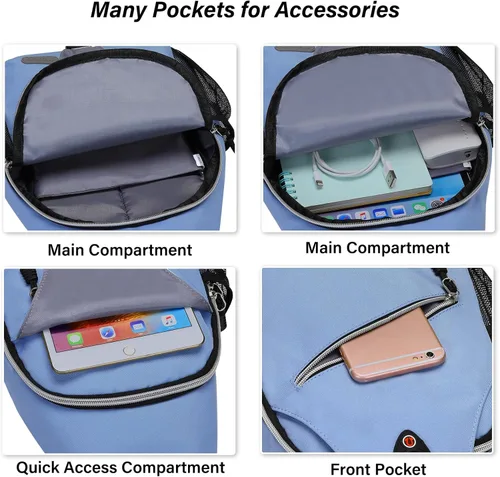 Miniatura 2 de Mosiso - Mochila bandolera multiusos, para viajes, senderismo, etc.