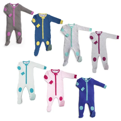 Miniatura 5 de baby deedee Sleepsie - Pijama de algodón acolchado con pies, 6-12 meses