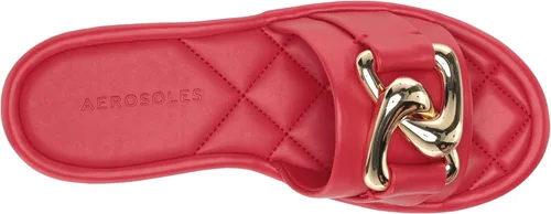 Miniatura 5 de Aerosoles Pantuflas de cadena grande para mujer, Rojo