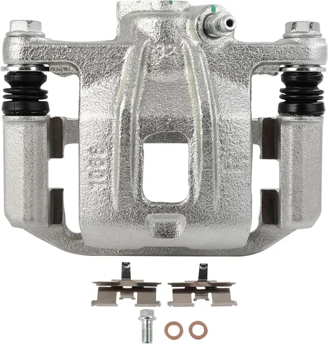 Miniatura 28 de cciyu Conjunto de pinza de freno trasera izquierda 18B4644A con soporte para Buick Rendezvous, para Chevy Venture, para Oldsmobile Silhouette