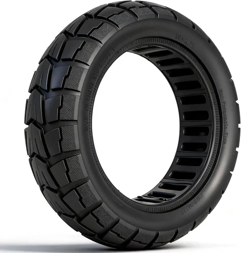 Neumático sólido de 10 pulgadas, 10x2.70-6.5 /10x2.75, neumático sólido 70/65-6.5 para scooter sin cámara a prueba de pinchazos, neumáticos sólidos