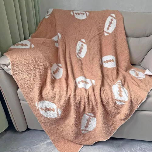 Miniatura 8 de Manta acogedora con patrón de béisbol perfecta reversible ligera ropa de cama para adultos, suave, cálida y de felpa manta deportiva de pelota ideal