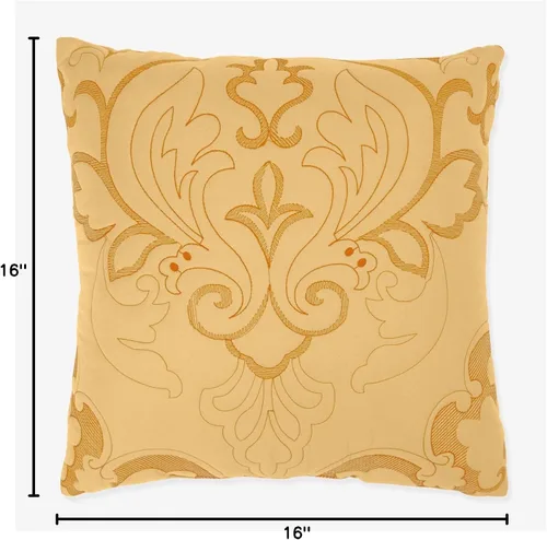 Miniatura 5 de BrylaneHome Amelia Almohada Cuadrada - Oro Miel Miel Gold