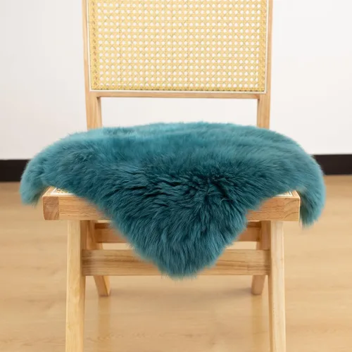 Miniatura 3 de LLB Fundas de Piel de Oveja para Silla Cojines de Silla de Oficina Almohadillas de Silla de Comedor Cojín de Asiento de Silla de Escritorio