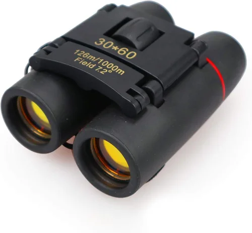 Miniatura 10 de Mini telescopio portátil binoculares zoom HD 164,042.0 ft potente 200x25 plegable largo alcance baja luz visión nocturna profesional A