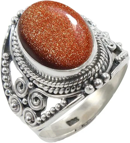 Miniatura 13 de Anillo de Plata Esterlina 925 para Mujeres con Piedra Preciosa Natural, Anillo de Compromiso de Plata Esterlina, Piedra Natal de Junio con Engaste